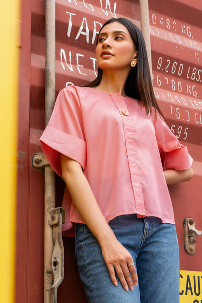 Dyed Cambric Shirt