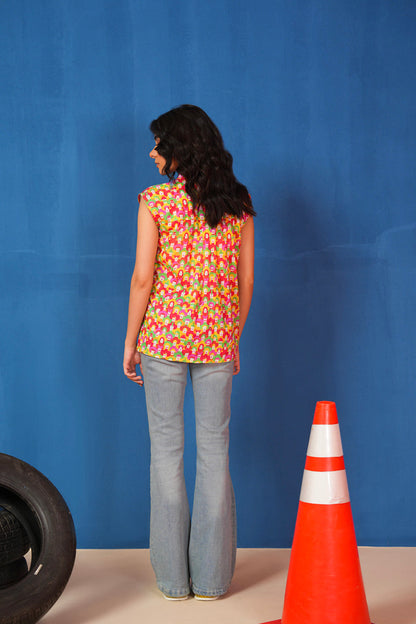 Printed Cambric Shirt