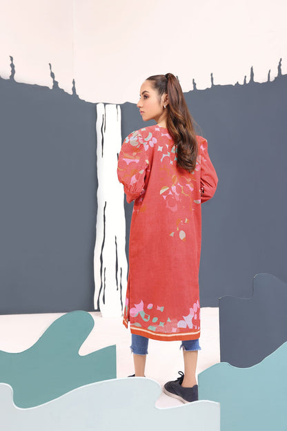 Printed Khaddar Shirt