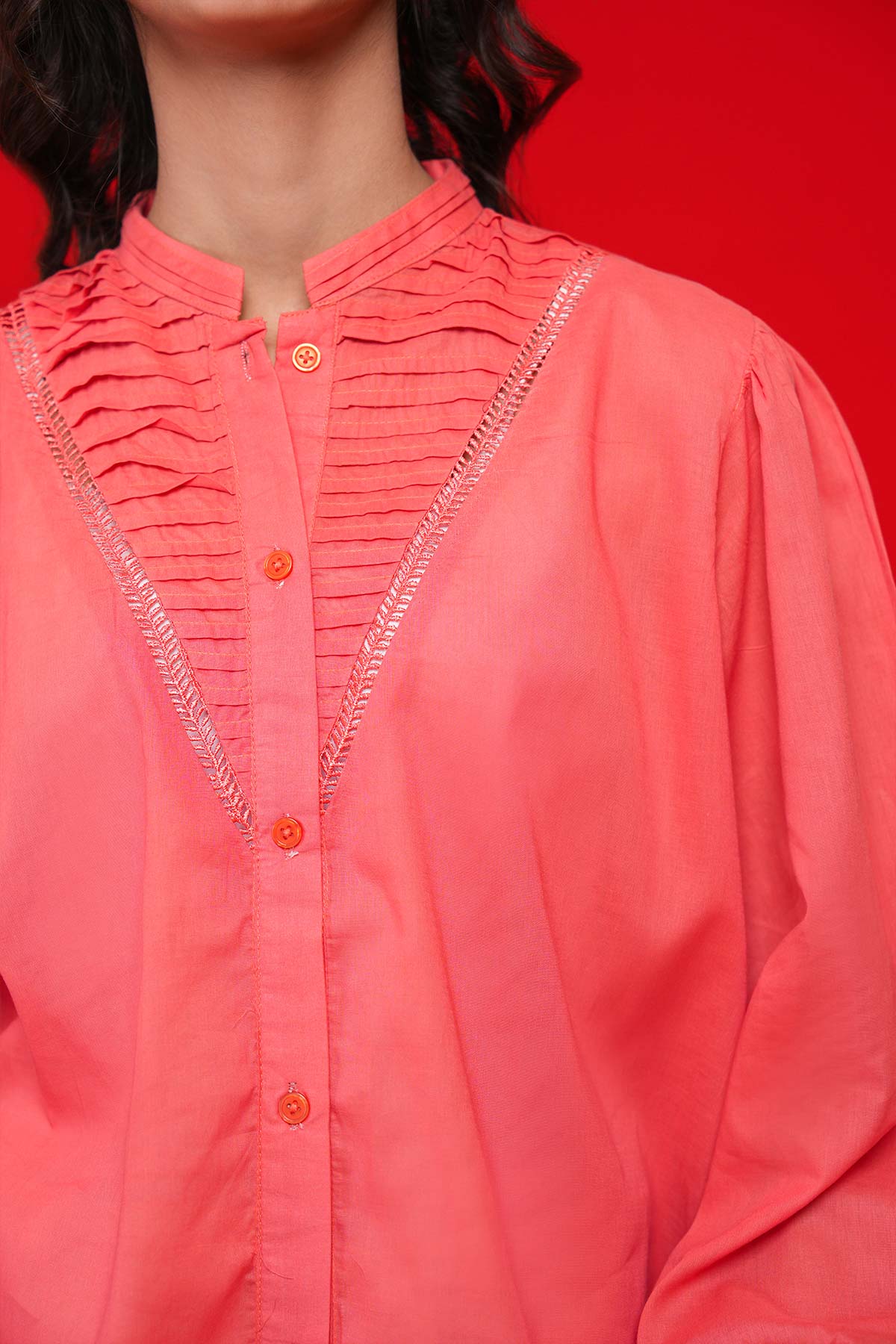 Printed Cambric Shirt