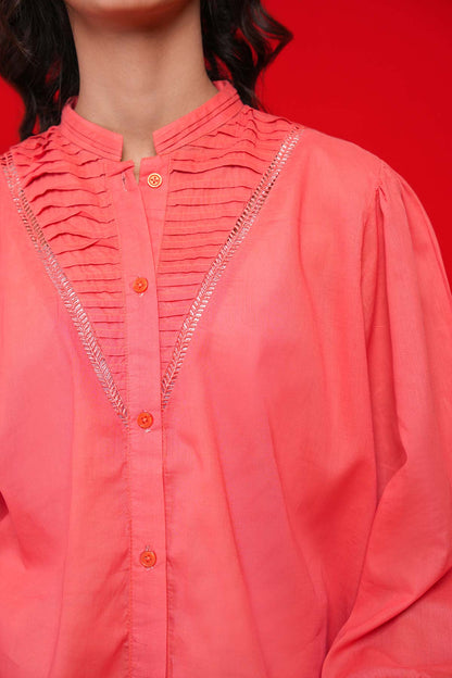 Printed Cambric Shirt