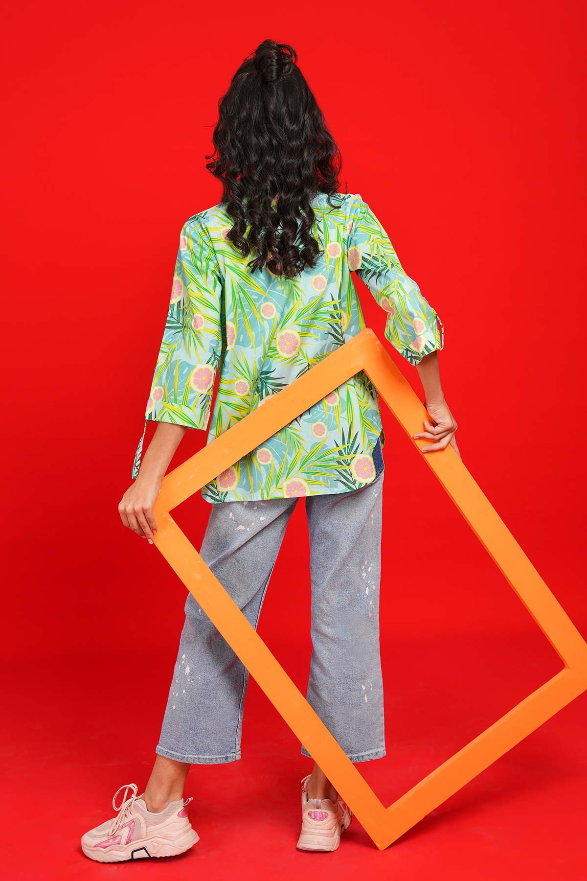 Printed Cambric Shirt
