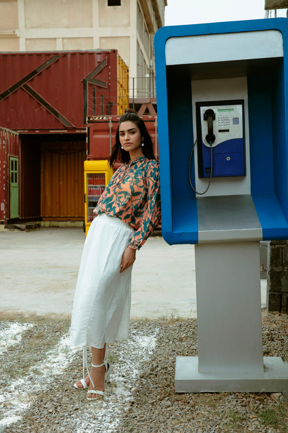 Printed Poly Lawn Shirt