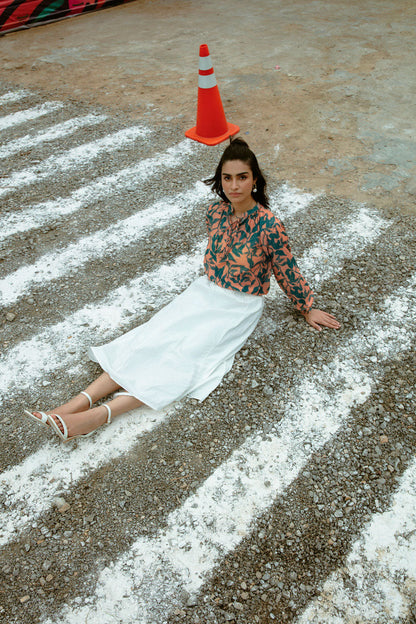 Printed Poly Lawn Shirt