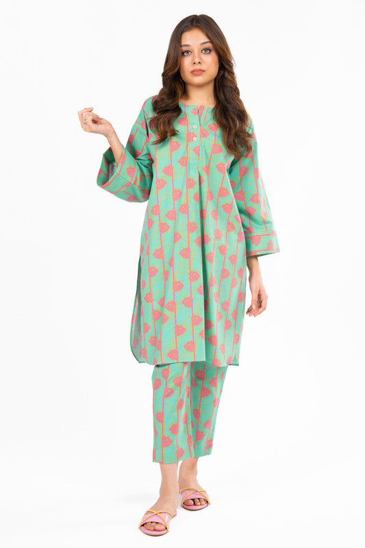 2 PC Printed Khaddar Outfit