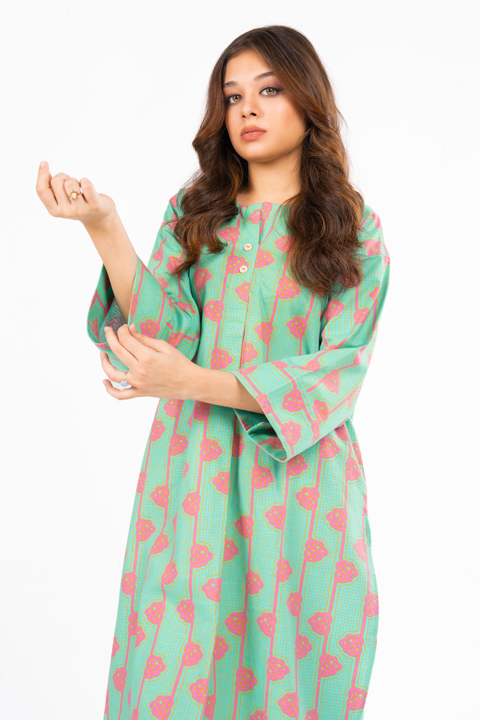 2 PC Printed Khaddar Outfit