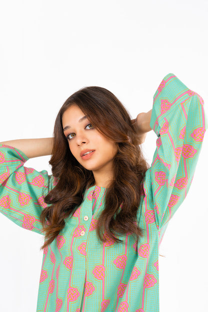 2 PC Printed Khaddar Outfit