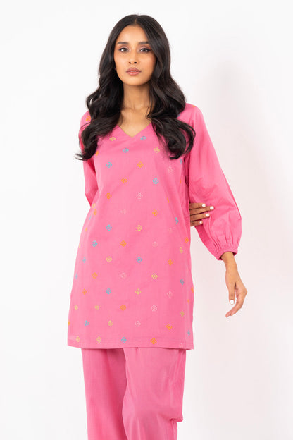 2 PC Embroidered Khaddar Outfit
