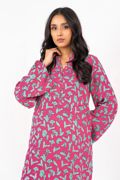 Printed Khaddar Shirt