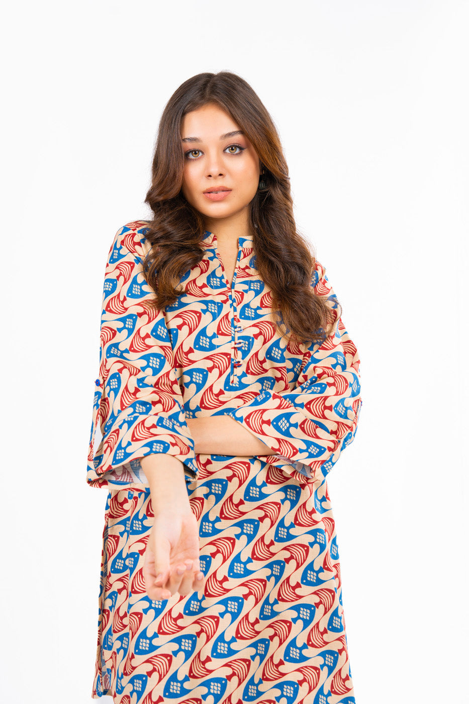 2 PC Printed Khaddar Outfit