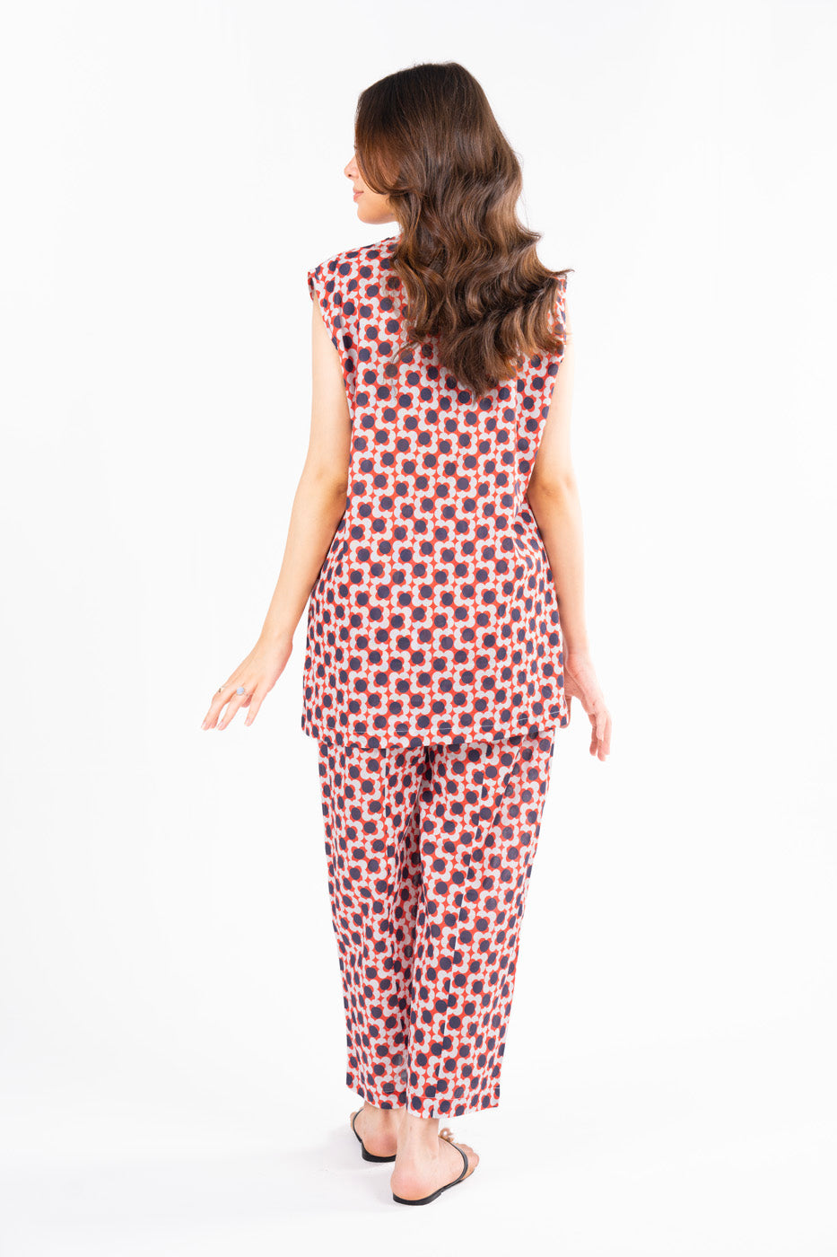 2 PC Printed Cambric Outfit
