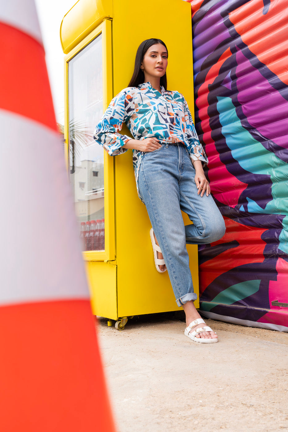 Printed Cambric Shirt
