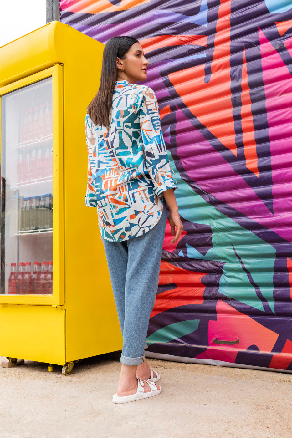 Printed Cambric Shirt