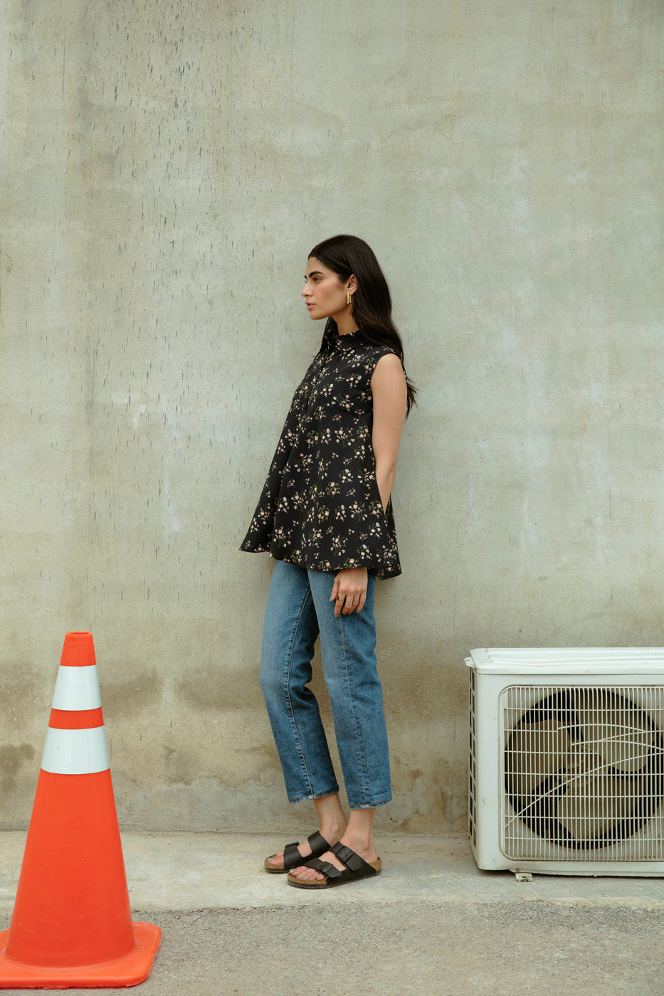 Printed Georgette Shirt