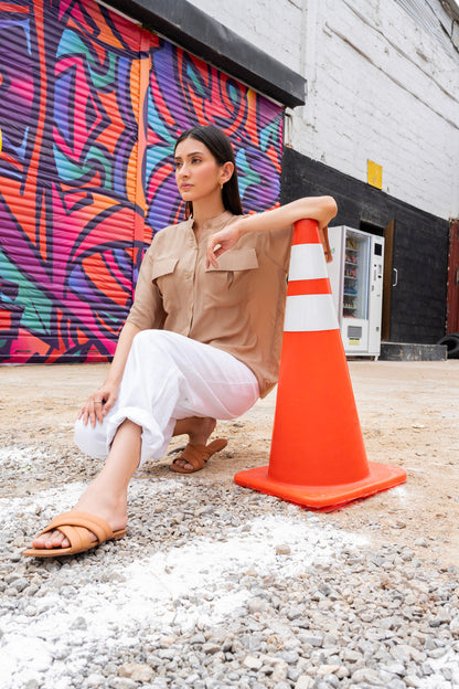 Dyed Viscose Shirt