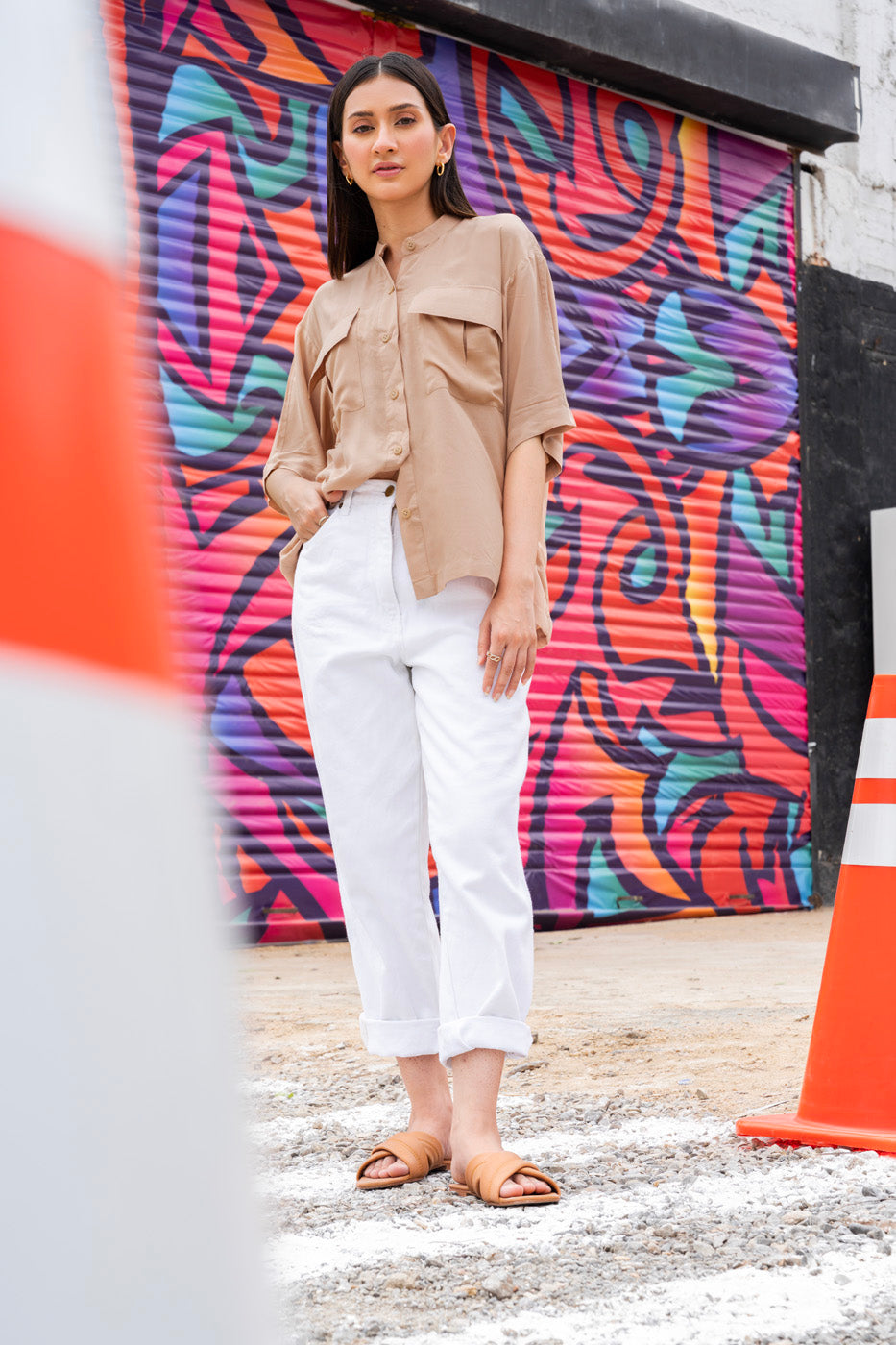 Dyed Viscose Shirt