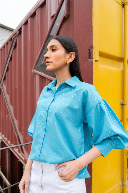 Dyed Cotton Shirt