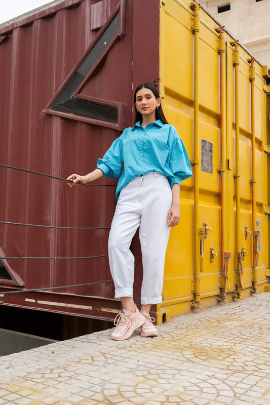 Dyed Cotton Shirt