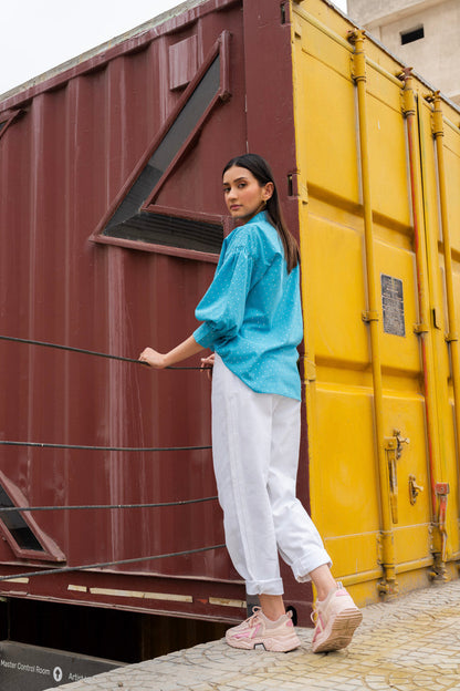 Dyed Cotton Shirt