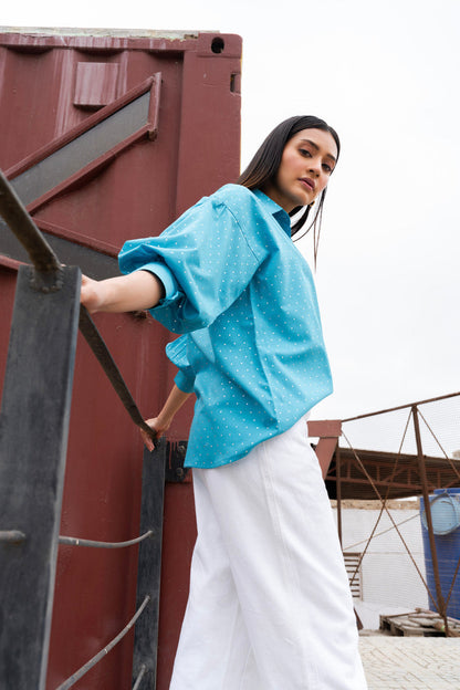 Dyed Cotton Shirt