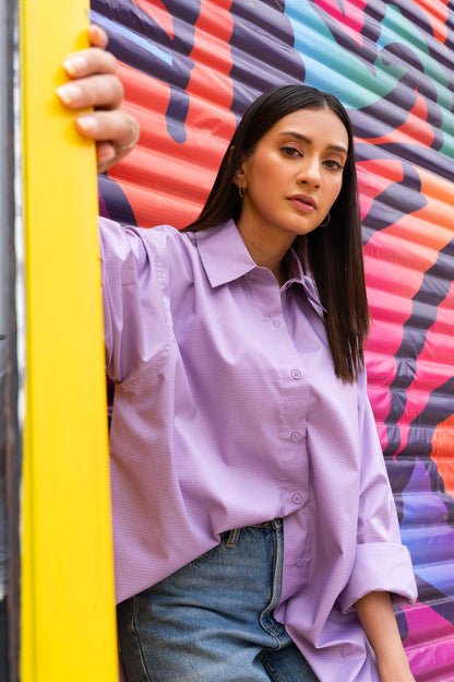 Dyed Polyester Shirt