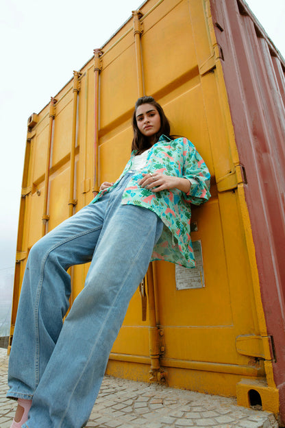 Printed Poly Lawn Shirt