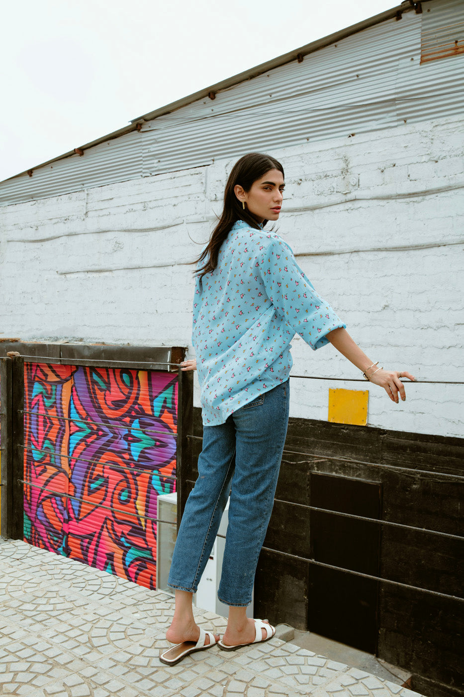 Printed Chiffon Shirt