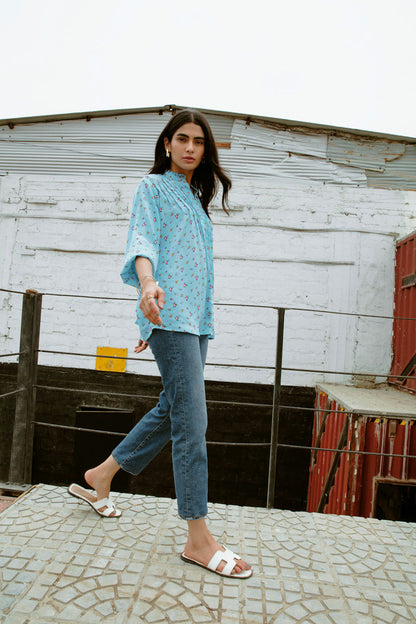 Printed Chiffon Shirt