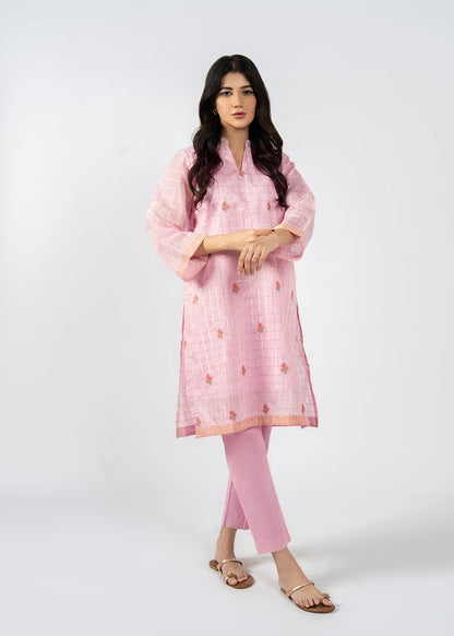Dyed Embroidered Lurex Shirt