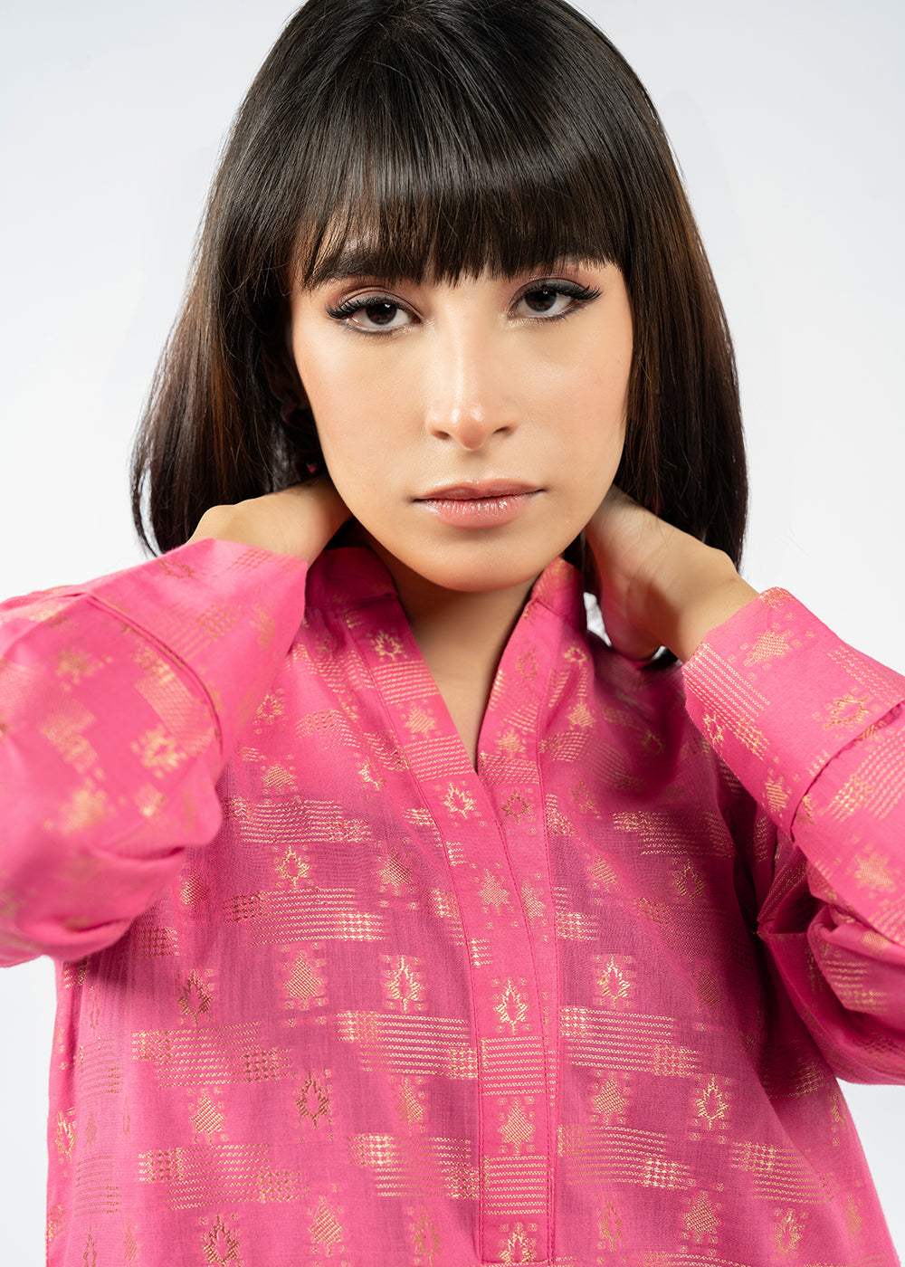2 PC Dyed Jacquard Outfit