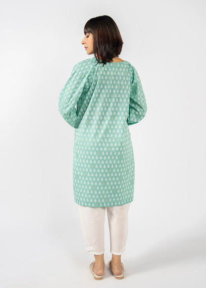 2 PC Printed Cambric Outfit