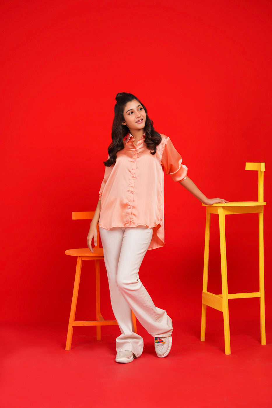 Dyed Silk Shirt