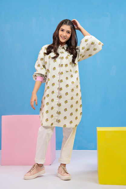 Printed Cambric Shirt