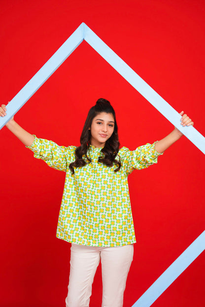 Printed Cambric Shirt
