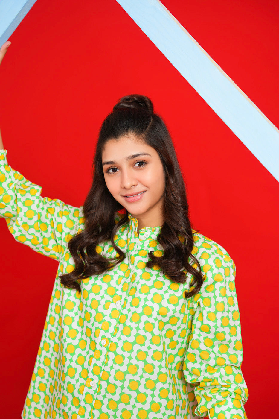 Printed Cambric Shirt