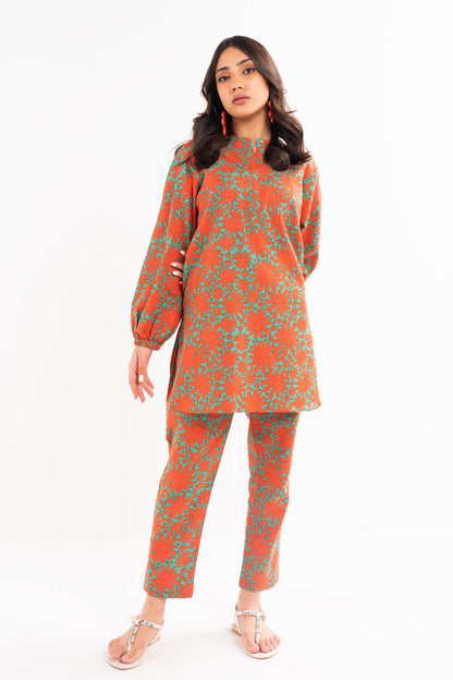 2 PC Printed Khaddar Outfit