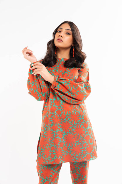 2 PC Printed Khaddar Outfit