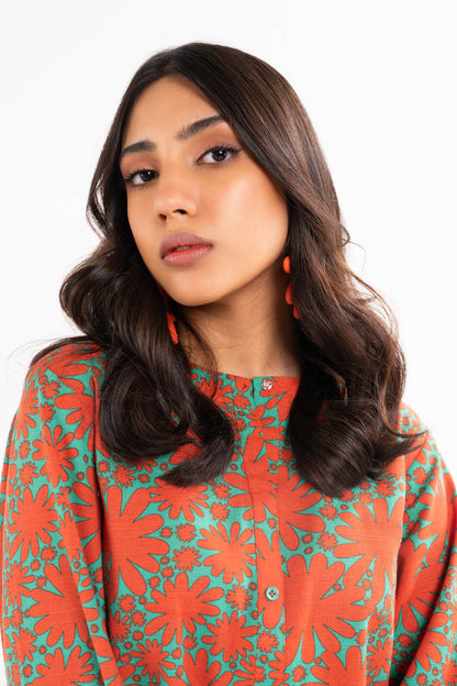 2 PC Printed Khaddar Outfit