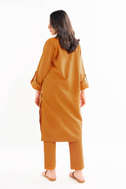 2 PC Dyed Khaddar Outfit