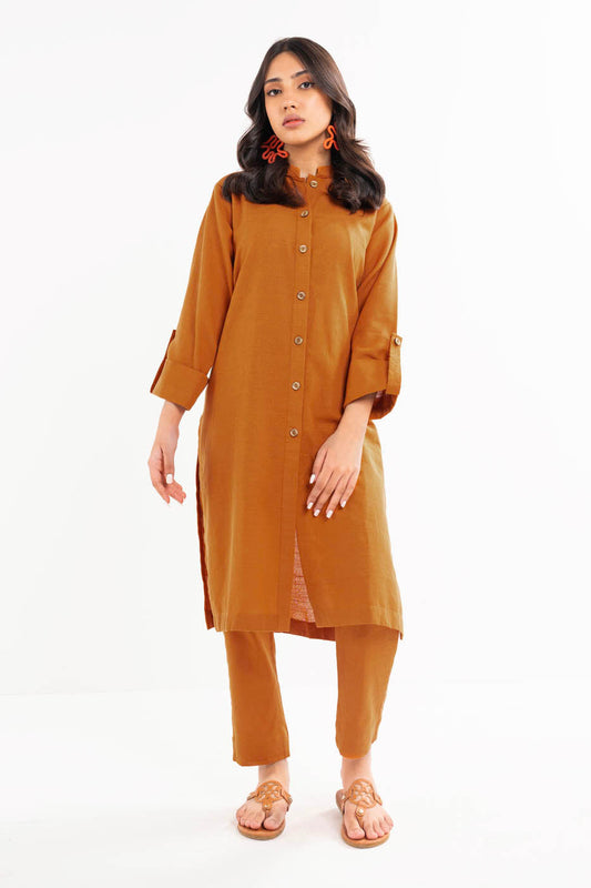 2 PC Dyed Khaddar Outfit