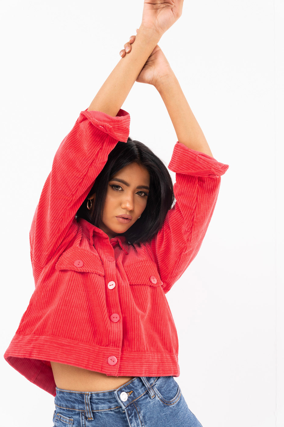 Dyed Corduroy Shirt