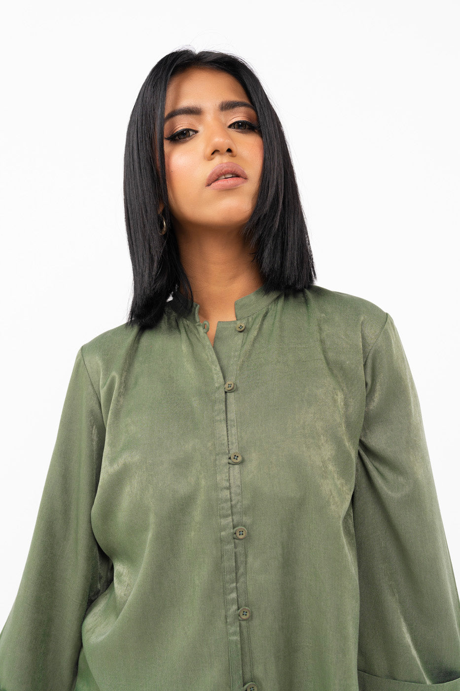 Dyed Chambray Shirt