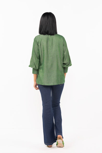 Dyed Velvet Shirt