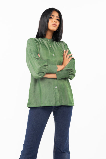 Dyed Velvet Shirt