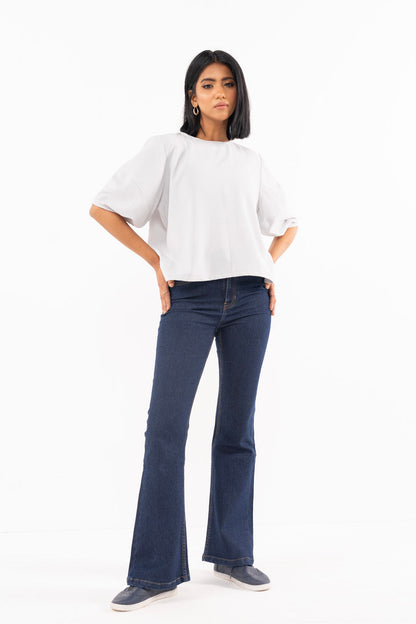 Dyed Crinkle Chiffon Shirt