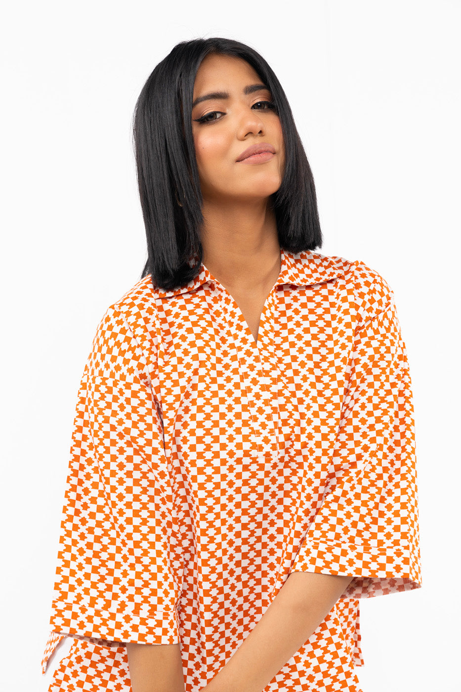 Printed Poplin Shirt