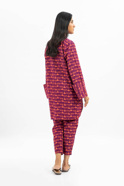 2 PC Printed Khaddar Outfit