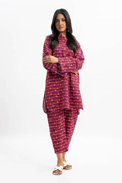 2 PC Printed Khaddar Outfit