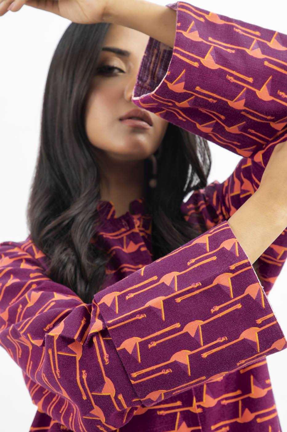 2 PC Printed Khaddar Outfit