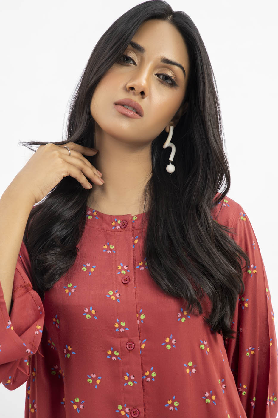 Printed Cotail Dress